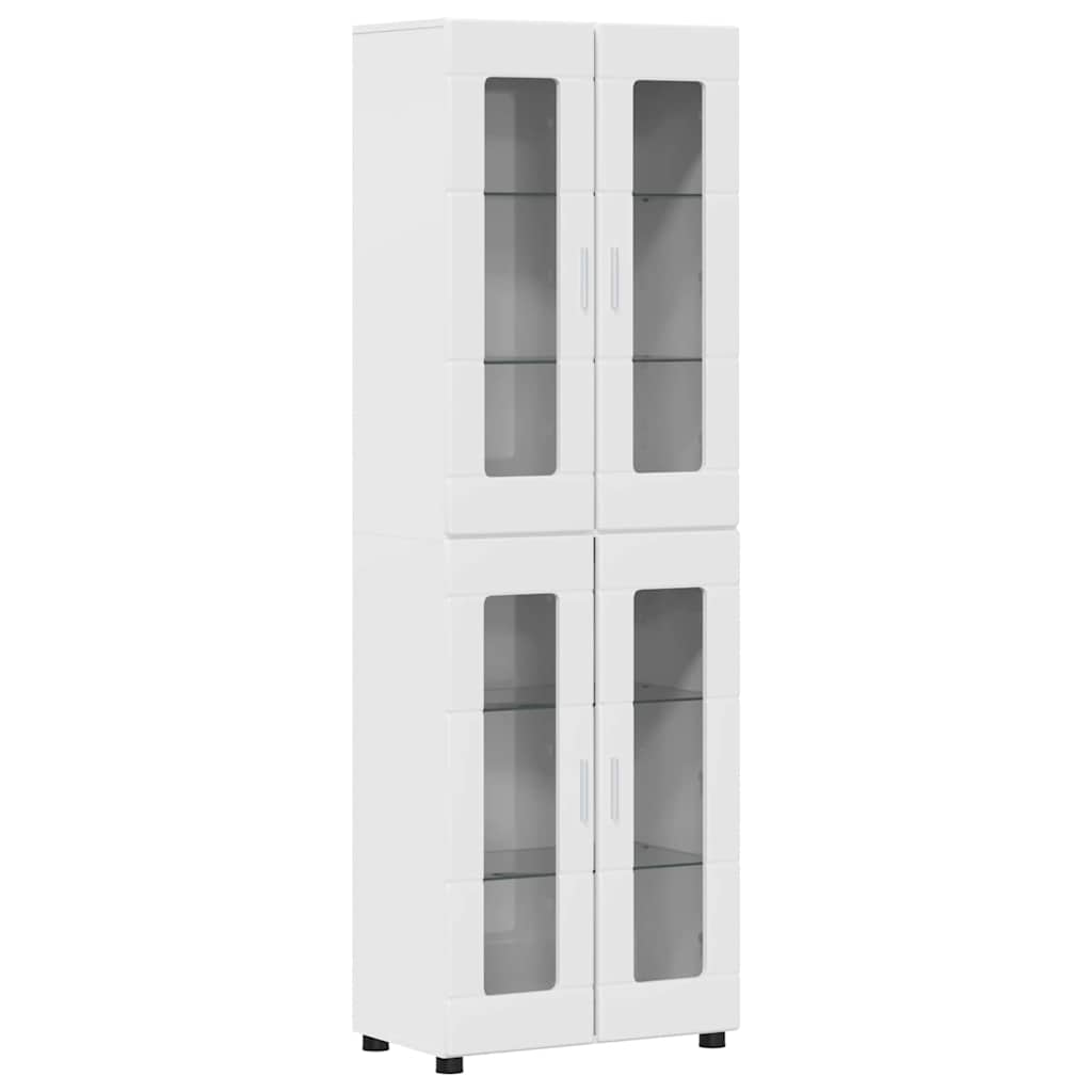 TOP Wohnwand | Vitrinenschrank | Highboard | TV-Schrankset | Lowboard | 182 cm