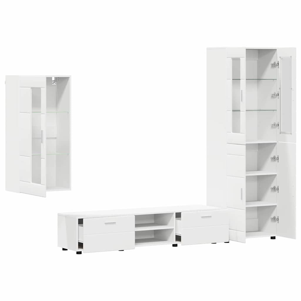 Wohnwand | Vitrinenschrank | Highboard | TV-Schrankset | Lowboard | Wandschrank