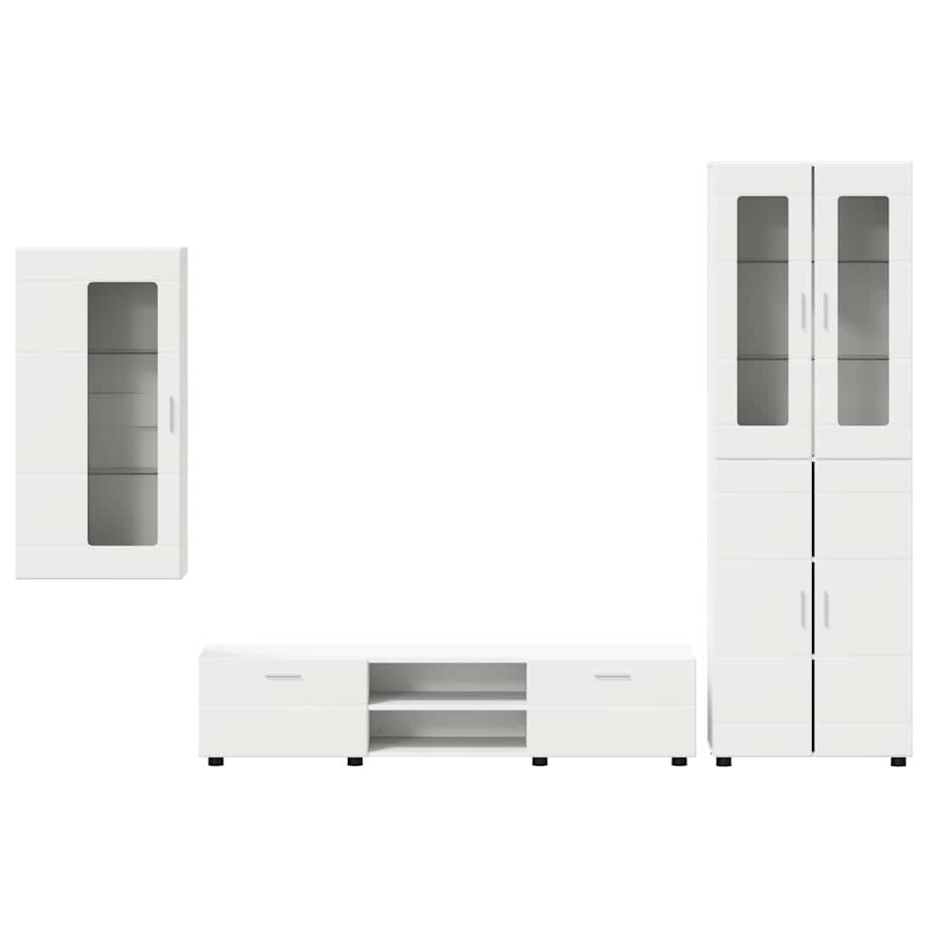 Wohnwand | Vitrinenschrank | Highboard | TV-Schrankset | Lowboard | Wandschrank