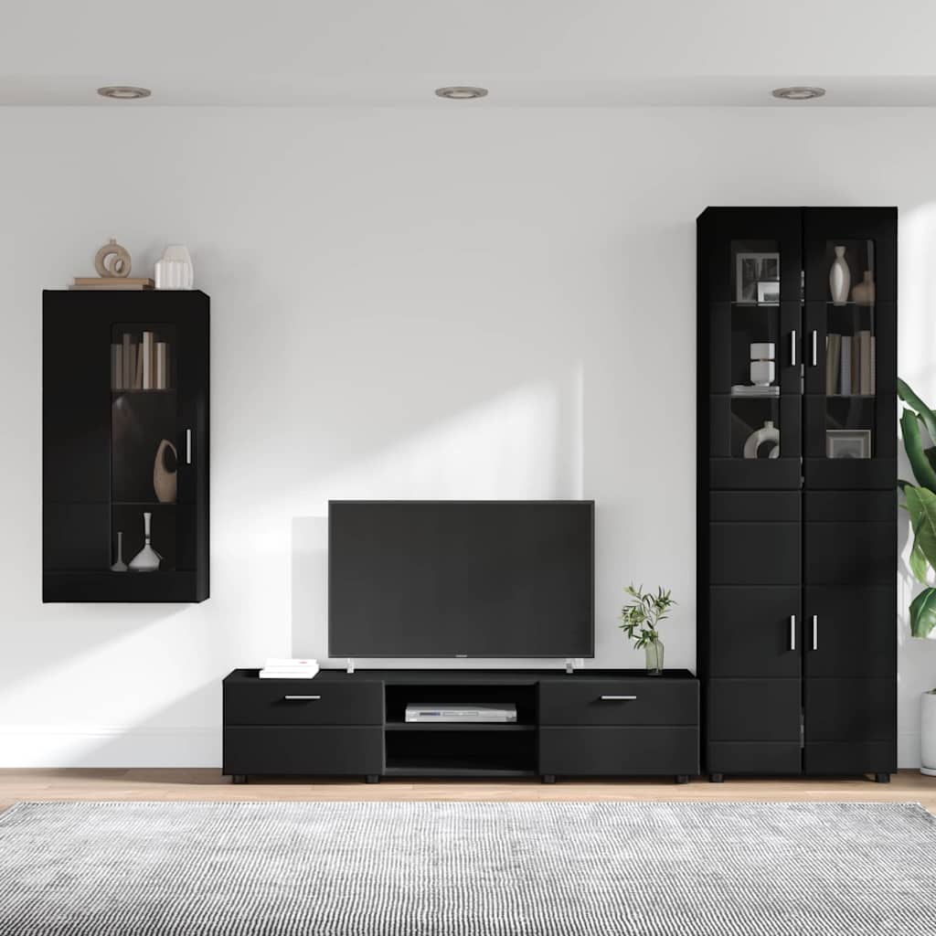 Wohnwand | Vitrinenschrank | Highboard | TV-Schrankset | Lowboard | Wandschrank