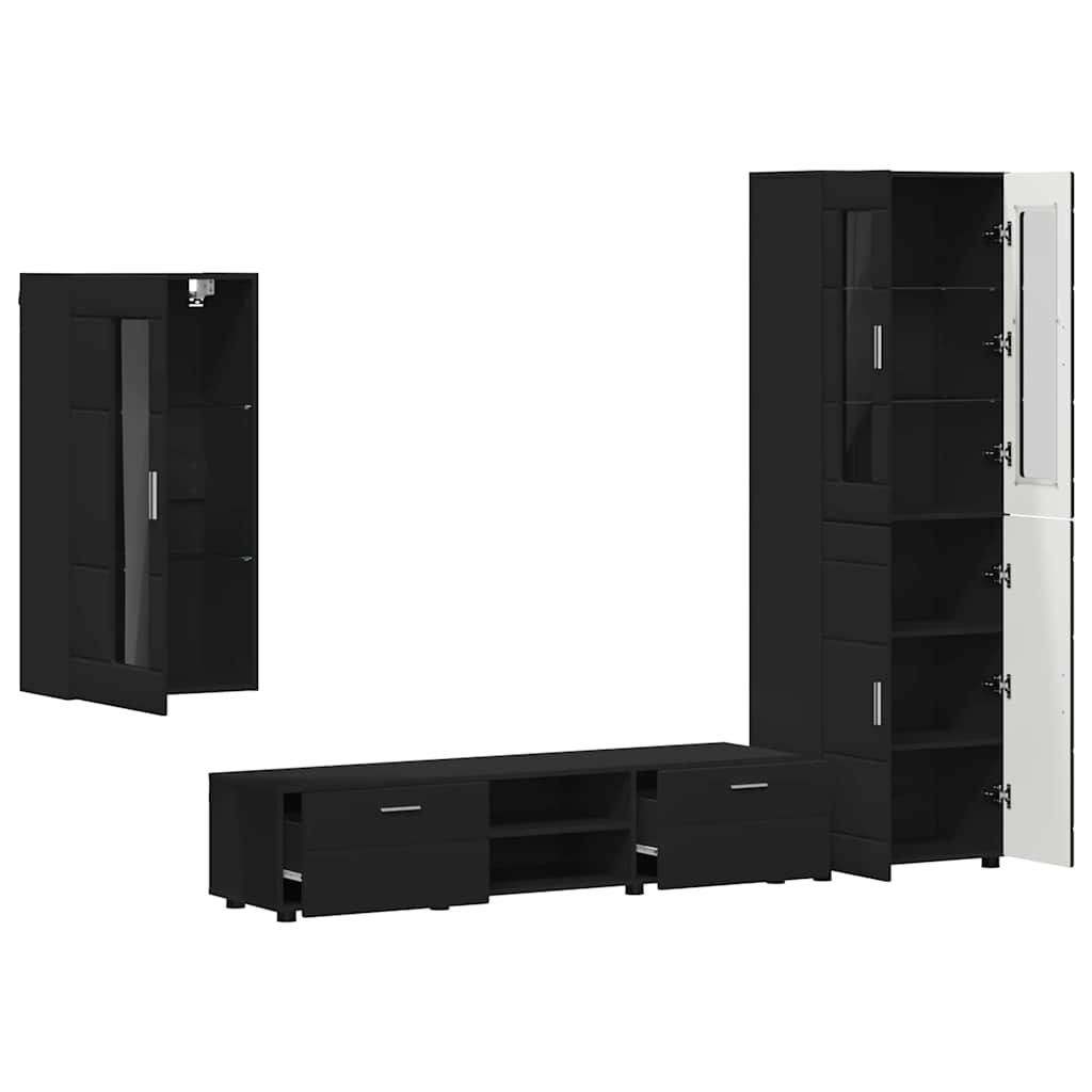 Wohnwand | Vitrinenschrank | Highboard | TV-Schrankset | Lowboard | Wandschrank