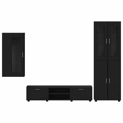 Wohnwand | Vitrinenschrank | Highboard | TV-Schrankset | Lowboard | Wandschrank