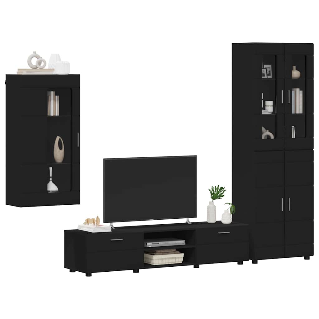 Wohnwand | Vitrinenschrank | Highboard | TV-Schrankset | Lowboard | Wandschrank