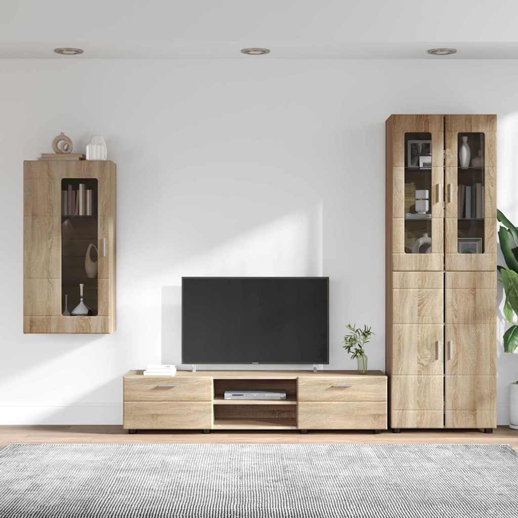Wohnwand | Vitrinenschrank | Highboard | TV-Schrankset | Lowboard | Wandschrank