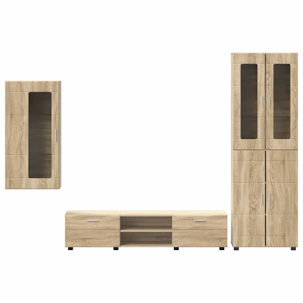 Wohnwand | Vitrinenschrank | Highboard | TV-Schrankset | Lowboard | Wandschrank