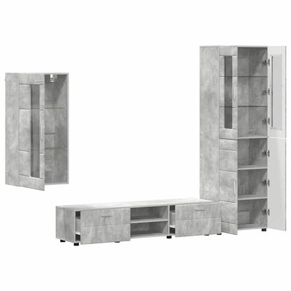 Wohnwand | Vitrinenschrank | Highboard | TV-Schrankset | Lowboard | Wandschrank