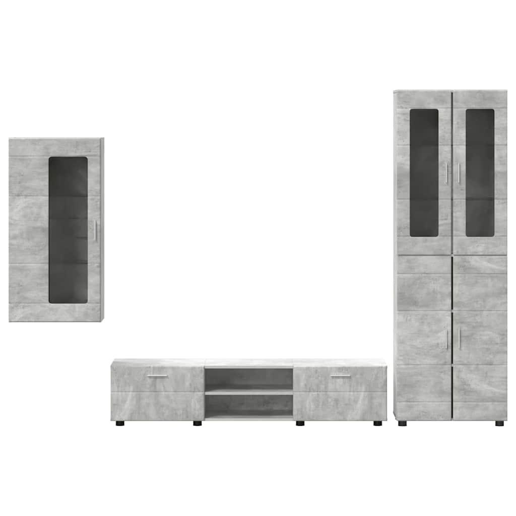 Wohnwand | Vitrinenschrank | Highboard | TV-Schrankset | Lowboard | Wandschrank