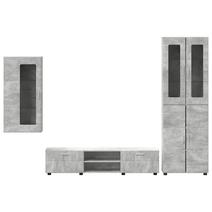 Wohnwand | Vitrinenschrank | Highboard | TV-Schrankset | Lowboard | Wandschrank