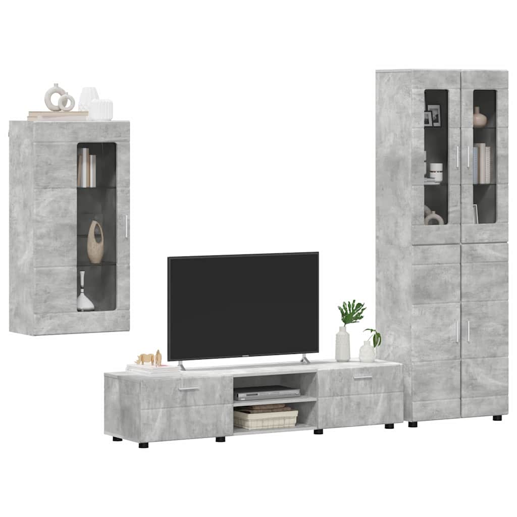 Wohnwand | Vitrinenschrank | Highboard | TV-Schrankset | Lowboard | Wandschrank