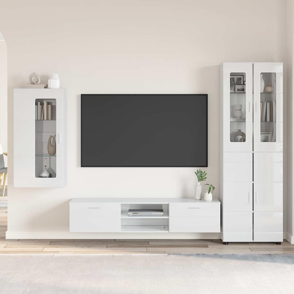 Wohnwand | Vitrinenschrank | Highboard | TV-Schrankset | Lowboard | Wandschrank