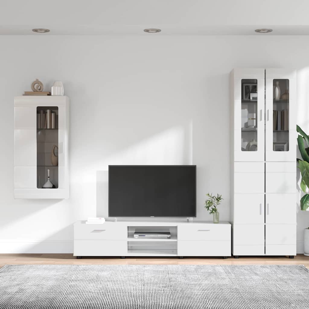 Wohnwand | Vitrinenschrank | Highboard | TV-Schrankset | Lowboard | Wandschrank