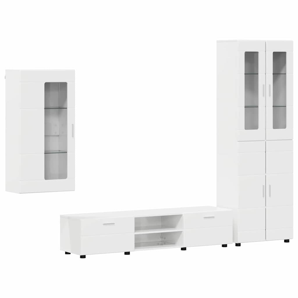 Wohnwand | Vitrinenschrank | Highboard | TV-Schrankset | Lowboard | Wandschrank