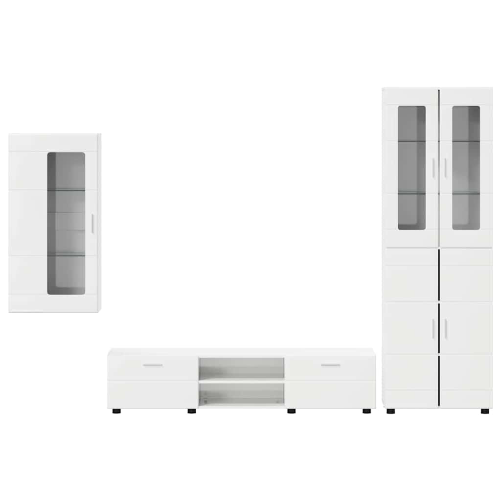 Wohnwand | Vitrinenschrank | Highboard | TV-Schrankset | Lowboard | Wandschrank