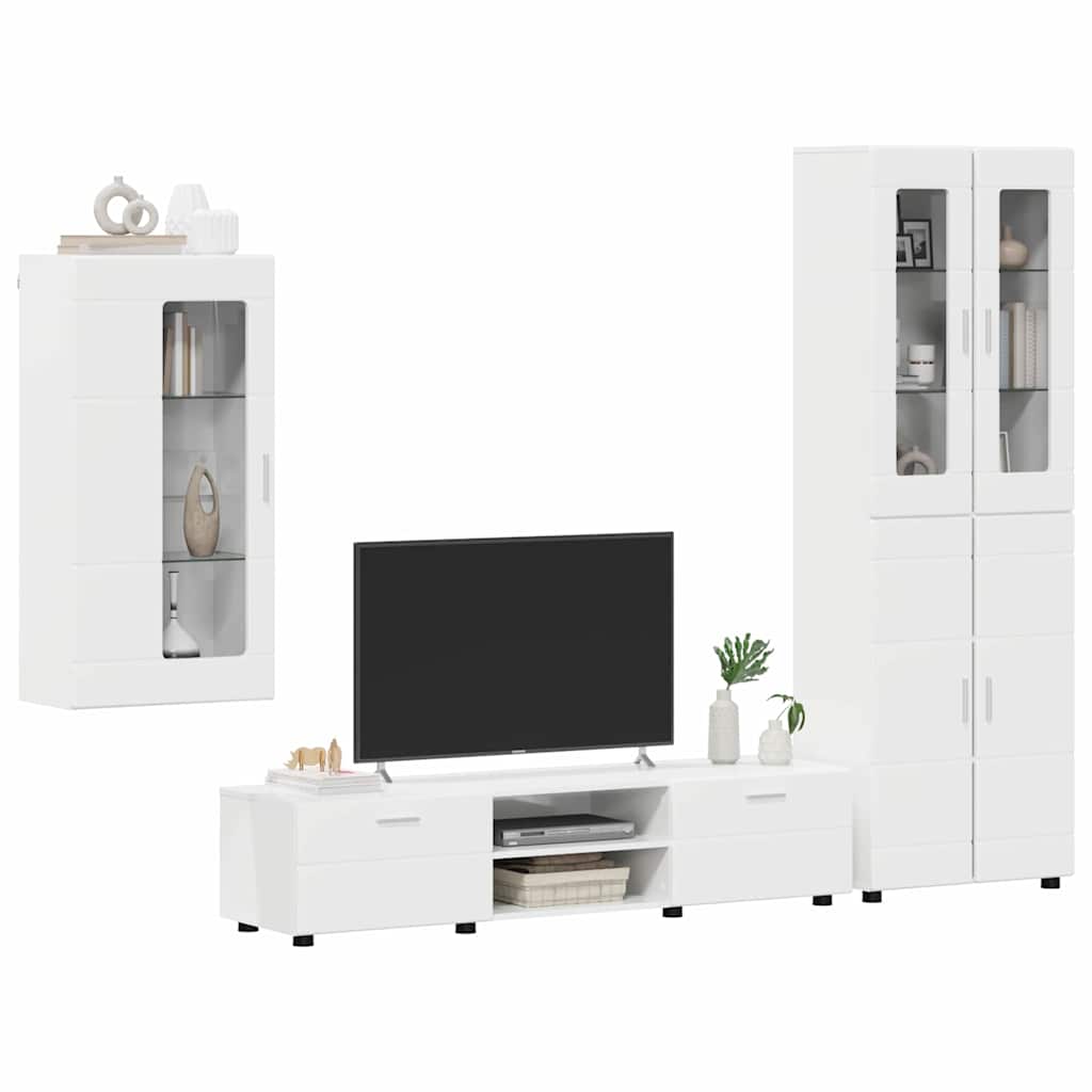 Wohnwand | Vitrinenschrank | Highboard | TV-Schrankset | Lowboard | Wandschrank