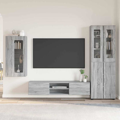 Wohnwand | Vitrinenschrank | Highboard | TV-Schrankset | Lowboard | Wandschrank