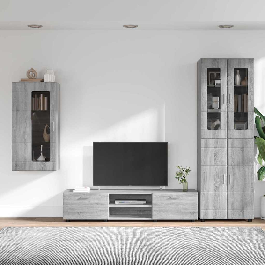 Wohnwand | Vitrinenschrank | Highboard | TV-Schrankset | Lowboard | Wandschrank