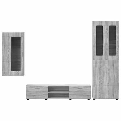 Wohnwand | Vitrinenschrank | Highboard | TV-Schrankset | Lowboard | Wandschrank