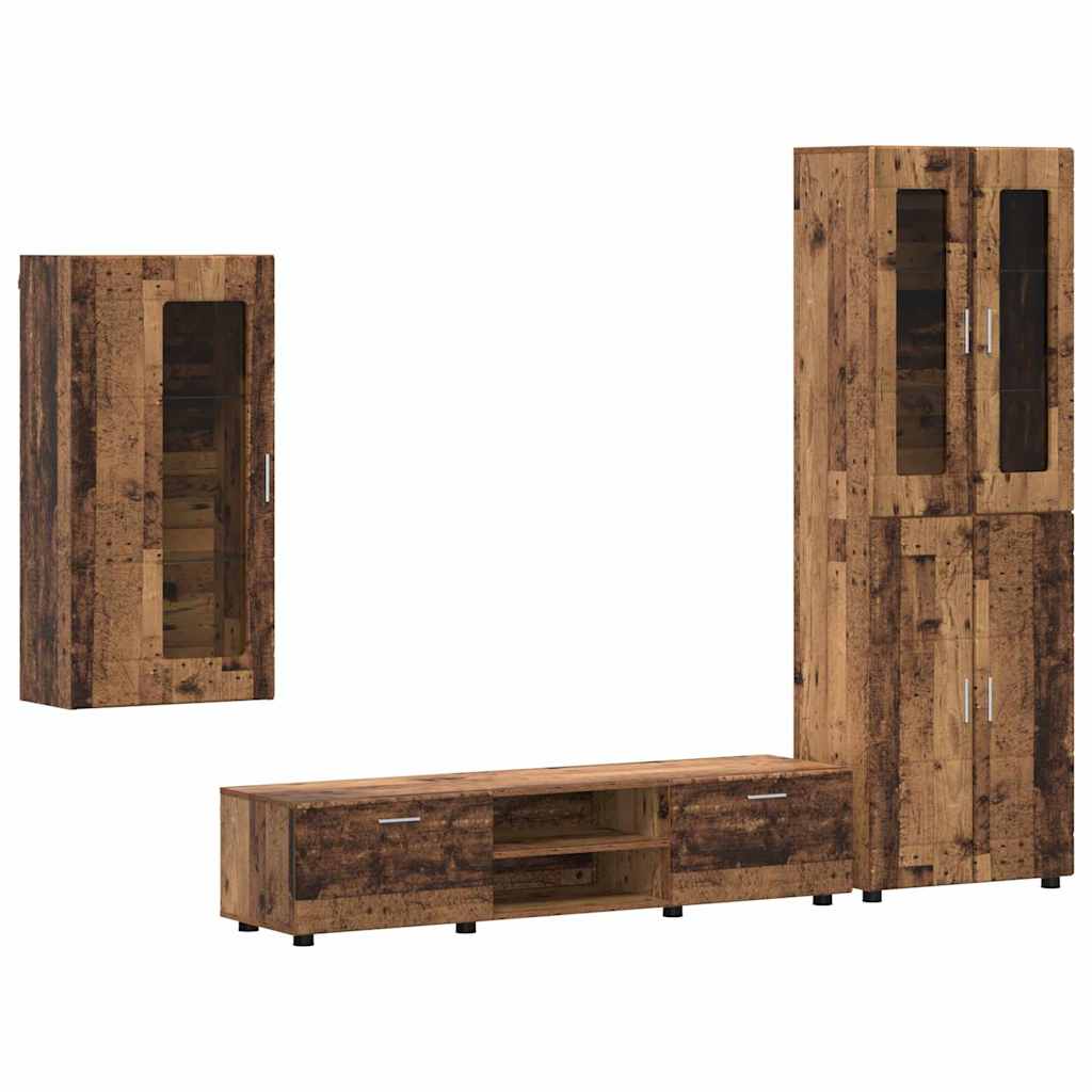 Wohnwand | Vitrinenschrank | Highboard | TV-Schrankset | Lowboard | Wandschrank