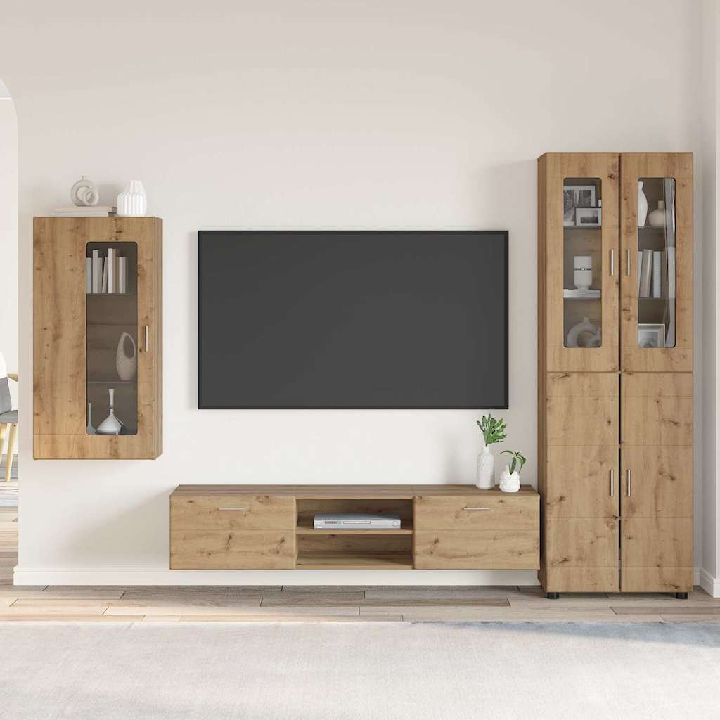 Wohnwand | Vitrinenschrank | Highboard | TV-Schrankset | Lowboard | Wandschrank