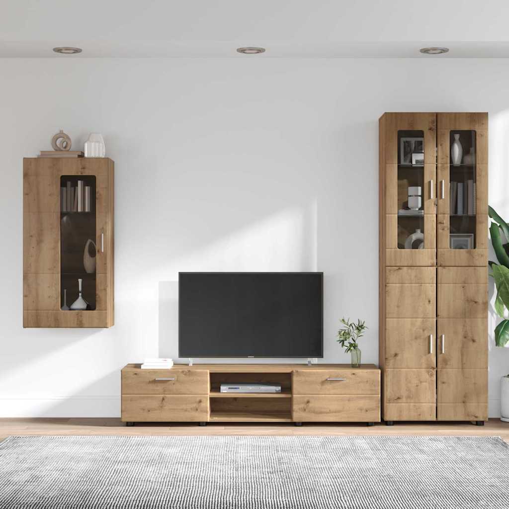 Wohnwand | Vitrinenschrank | Highboard | TV-Schrankset | Lowboard | Wandschrank