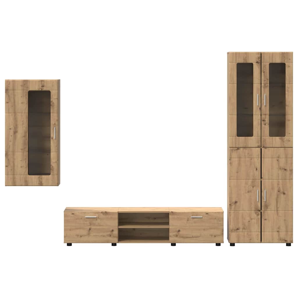 Wohnwand | Vitrinenschrank | Highboard | TV-Schrankset | Lowboard | Wandschrank