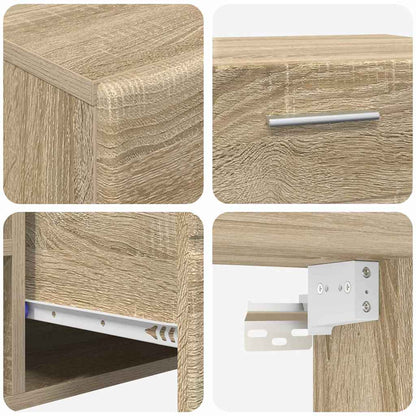 Komplettset TV-Wand | Highboard | Lowboard | Vitrinenschrank | 3-teiliges Set
