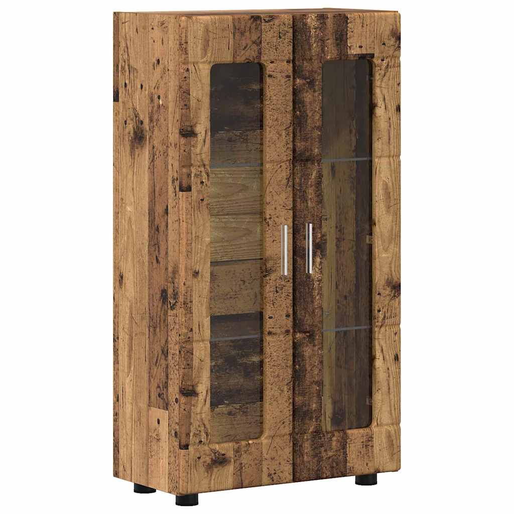 Komplettset TV-Wand | Highboard | Lowboard | Vitrinenschrank | 3-teiliges Set