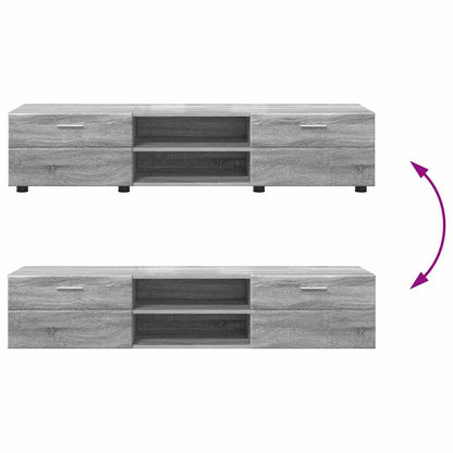 TV-Schrankset | 2 Hochränke / Highboard | Lowboard | Vitrinenschrank | 3-tlg Set