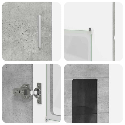 TV-Schrankset | 2 Hochränke / Highboard | Lowboard | Vitrinenschrank | 3-tlg Set