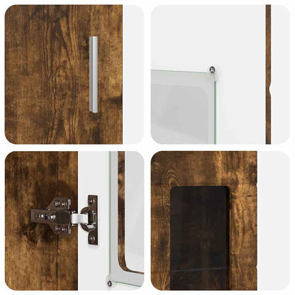 TV-Schrankset | 2 Hochränke / Highboard | Lowboard | Vitrinenschrank | 3-tlg Set