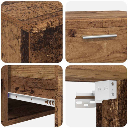 TV-Schrankset | 2 Hochränke / Highboard | Lowboard | Vitrinenschrank | 3-tlg Set