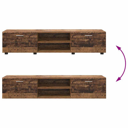 TV-Schrankset | 2 Hochränke / Highboard | Lowboard | Vitrinenschrank | 3-tlg Set