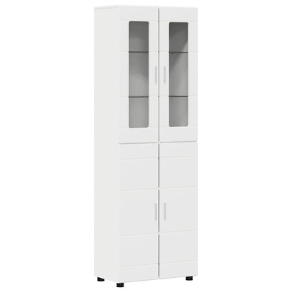 TV-Schrankset | 2 Hochränke / Highboard | Lowboard | Vitrinenschrank | 3-tlg Set