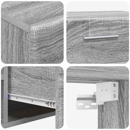 TV-Schrankset | 2 Hochränke / Highboard | Lowboard | Vitrinenschrank | 3-tlg Set