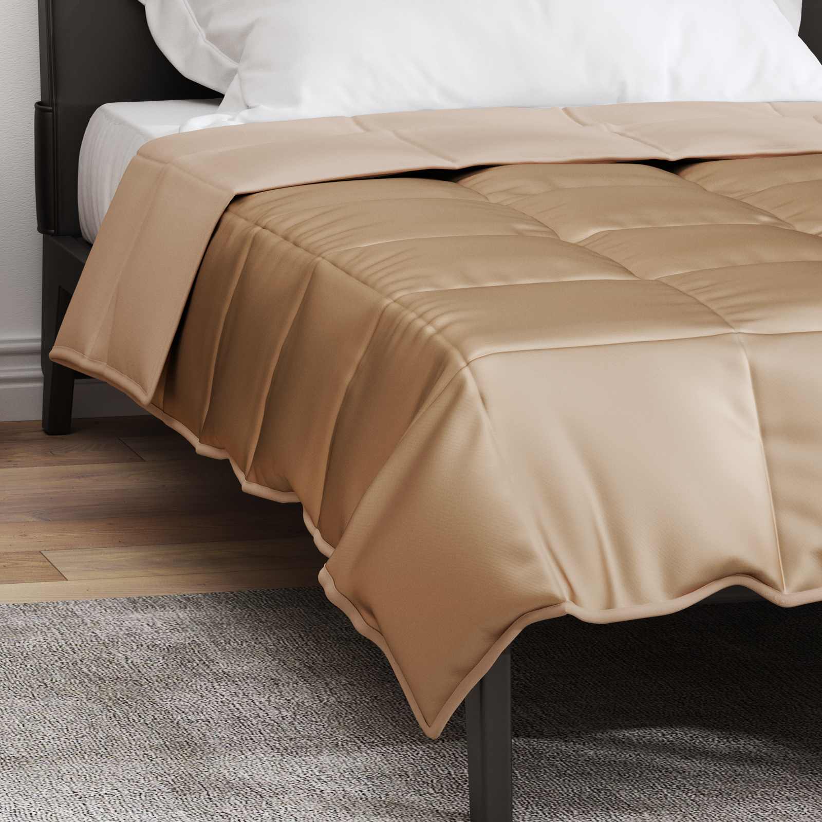 Satin-Sommerdecke | Mikrofaser | Bettdecke | Steppdecke |Bettwäsche | Größenwahl