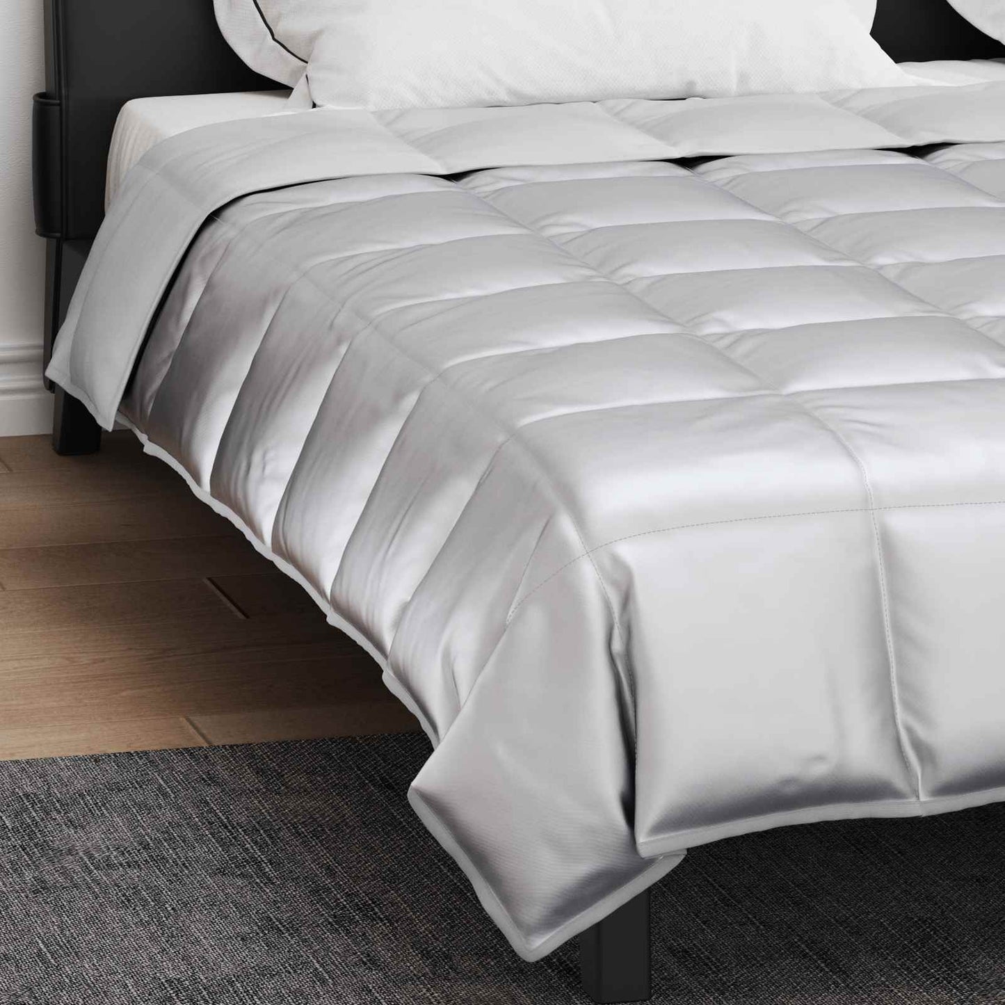 Satin-Sommerdecke | Bettdecke | Mikrofaser | Steppdecke |Bettwäsche | Größenwahl