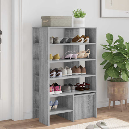 Schuhschrank mit Regal mit Speicher 2 pcs Weiß Holzwerkstoff