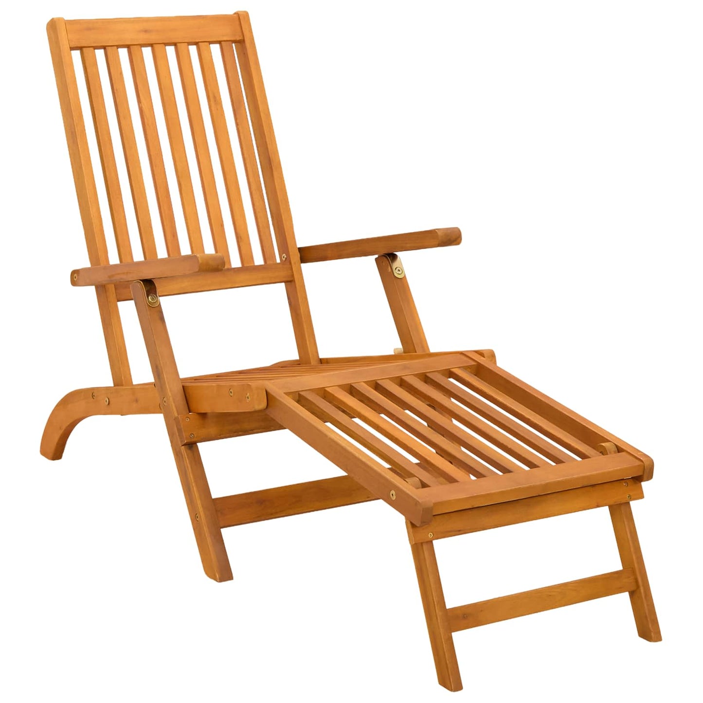 Liegestuhl zum Verstellen und Klappen mit Kissen 2 pcs Rot