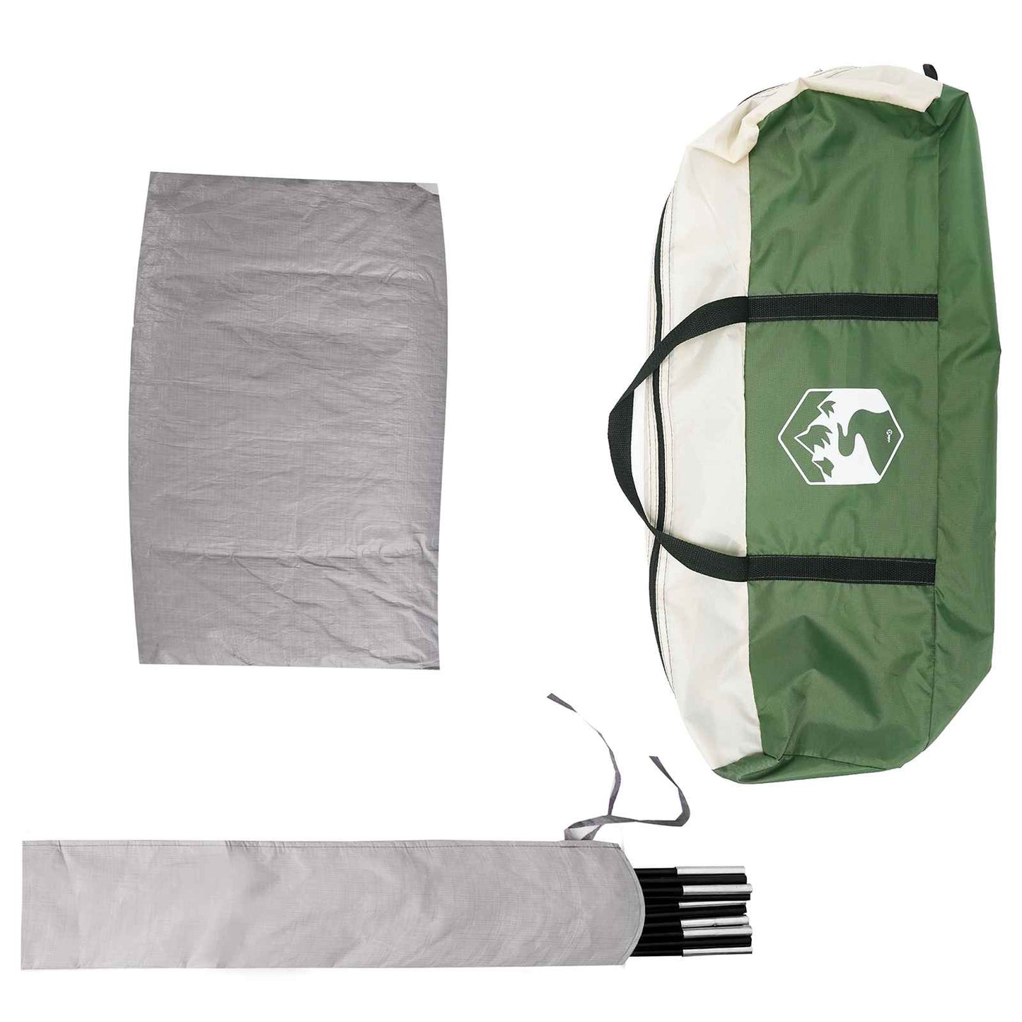 Autozelt Olivegrün 200 x 170 x 170 cm Polyester und Stahl