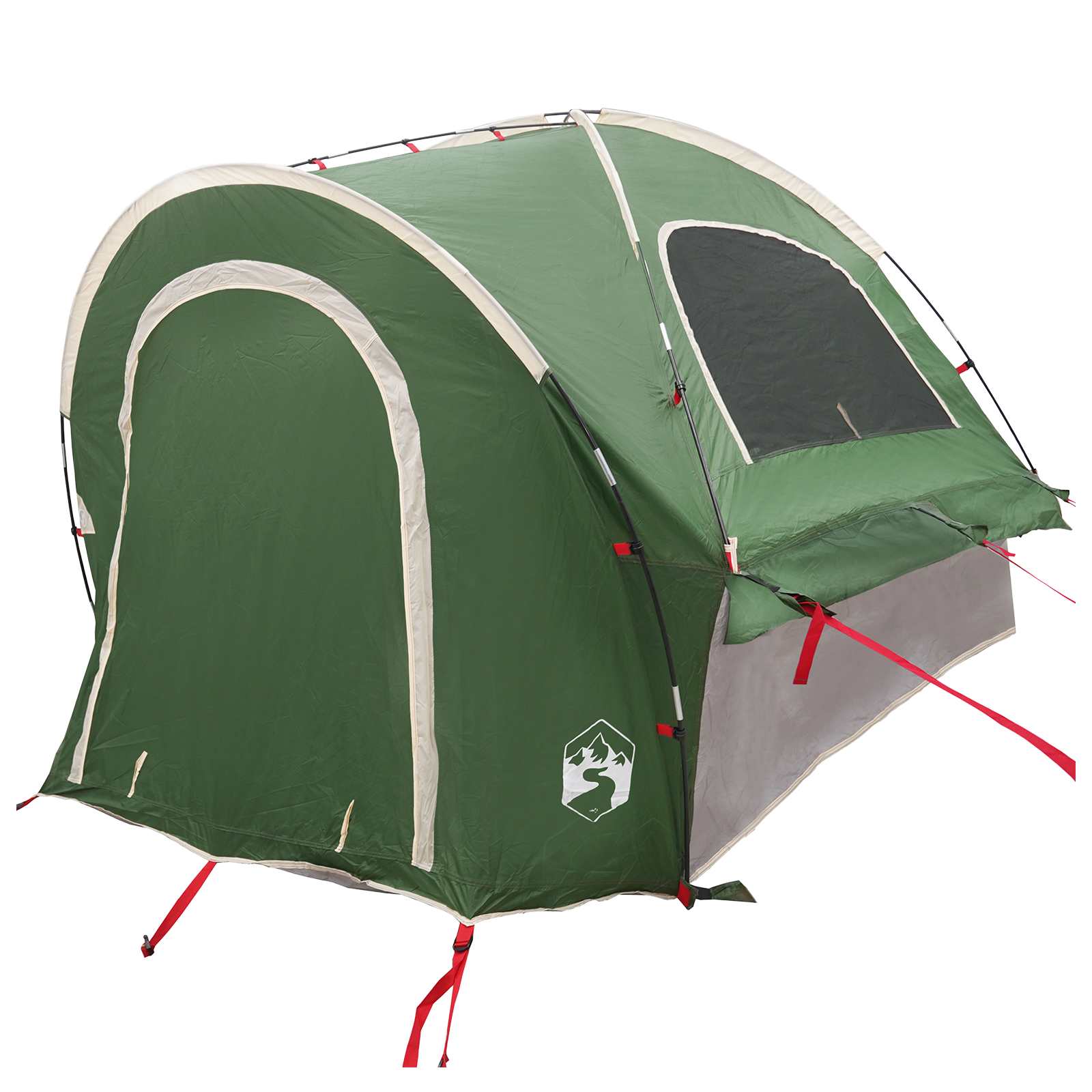 Autozelt Olivegrün 200 x 170 x 170 cm Polyester und Stahl
