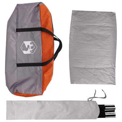 Autozelt Olivegrün 200 x 170 x 170 cm Polyester und Stahl