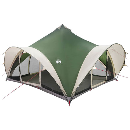 Tipi Zelt mit Dach Armeegrün 18-Personen Polyester und Stahl