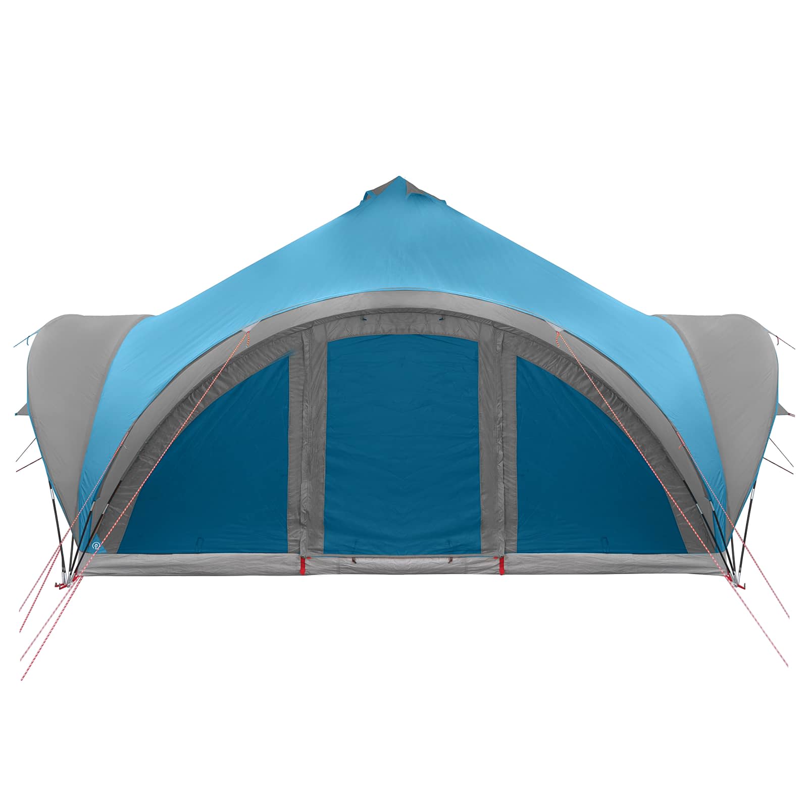Tipi Zelt mit Dach Armeegrün 18-Personen Polyester und Stahl