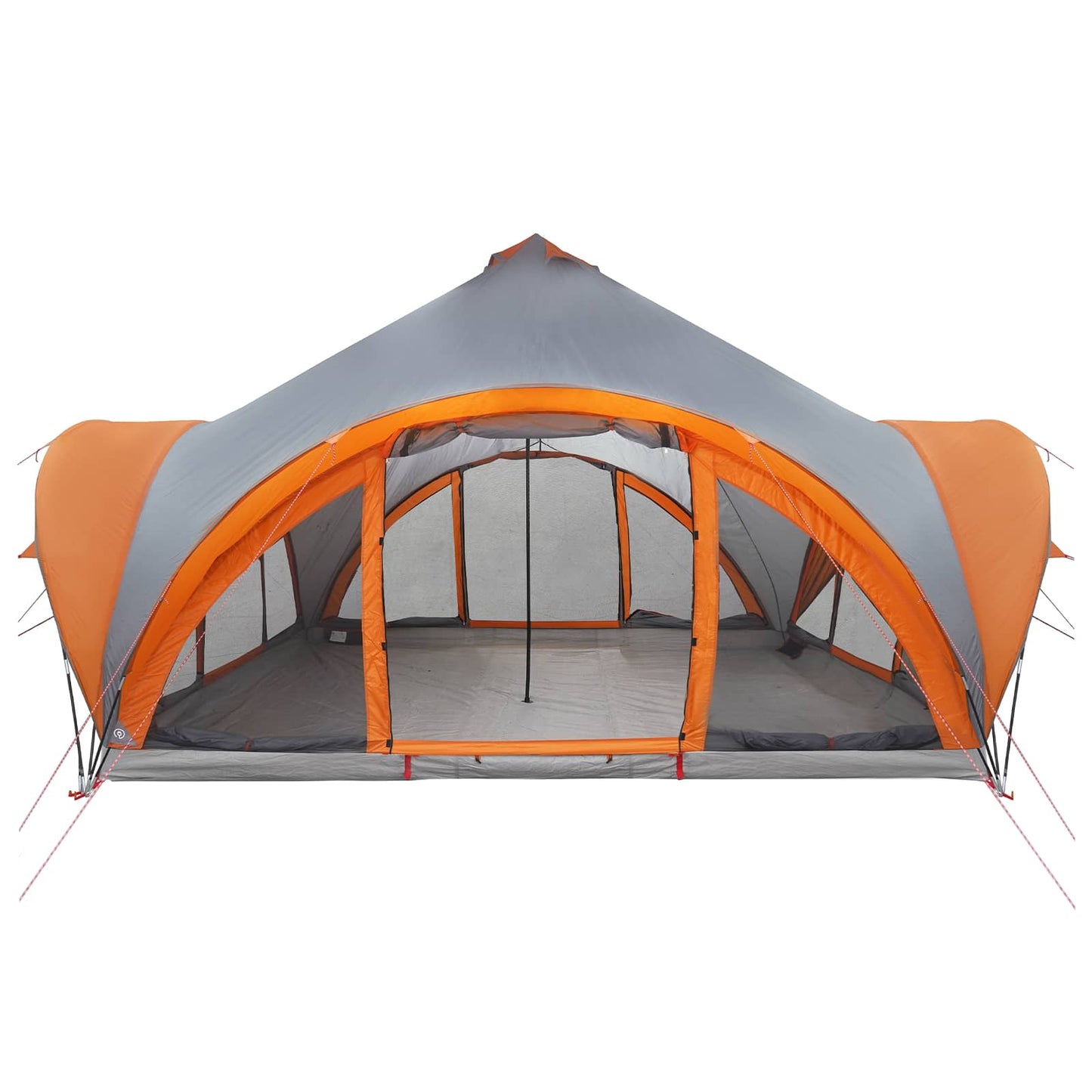 Tipi Zelt mit Dach Armeegrün 18-Personen Polyester und Stahl