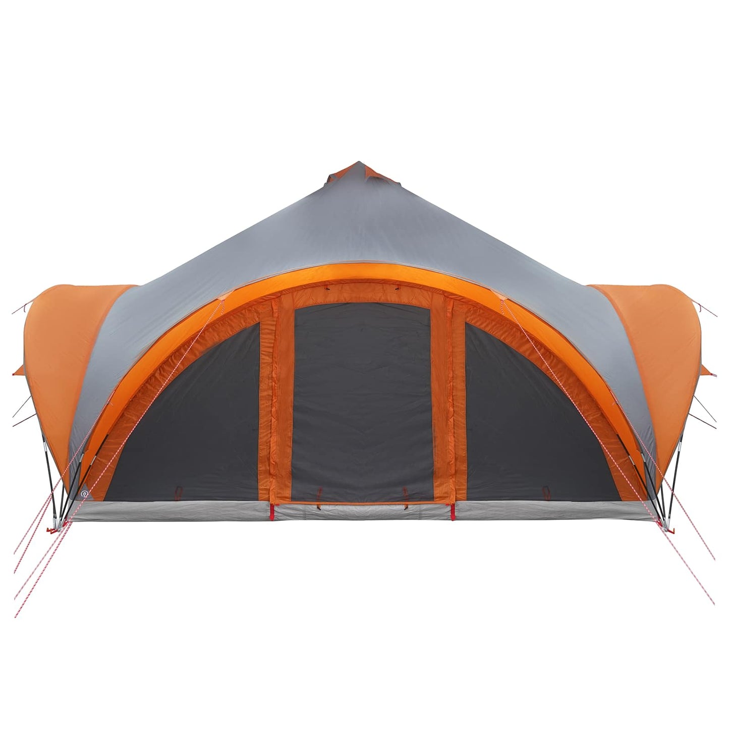 Tipi Zelt mit Dach Armeegrün 18-Personen Polyester und Stahl