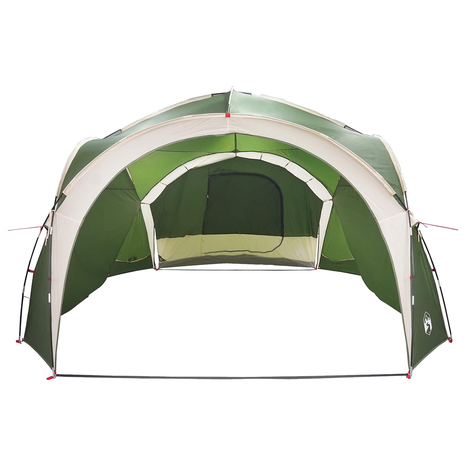 Seitenzelt Olivegrün 410 x 410 x 250 cm Polyester und Stahl