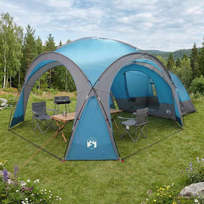 Seitenzelt Olivegrün 410 x 410 x 250 cm Polyester und Stahl