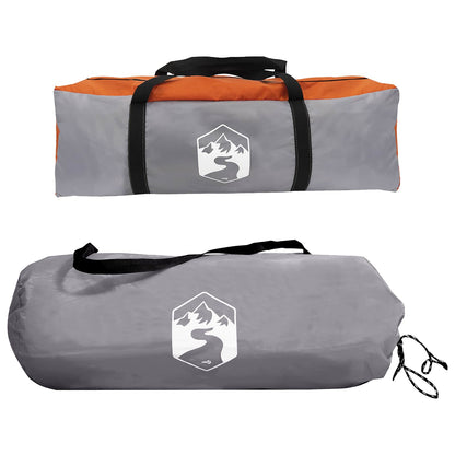 Seitenzelt Olivegrün 410 x 410 x 250 cm Polyester und Stahl