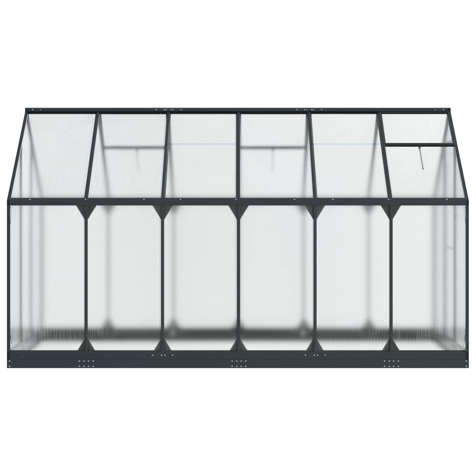 Garten Gewächshaus 183,5 x 63,5 x 207 cm