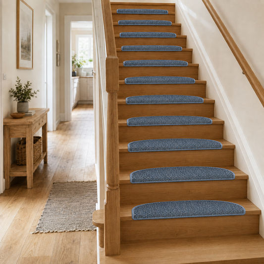 Stufenmatten für sicheren Halt und wohnliche Treppen